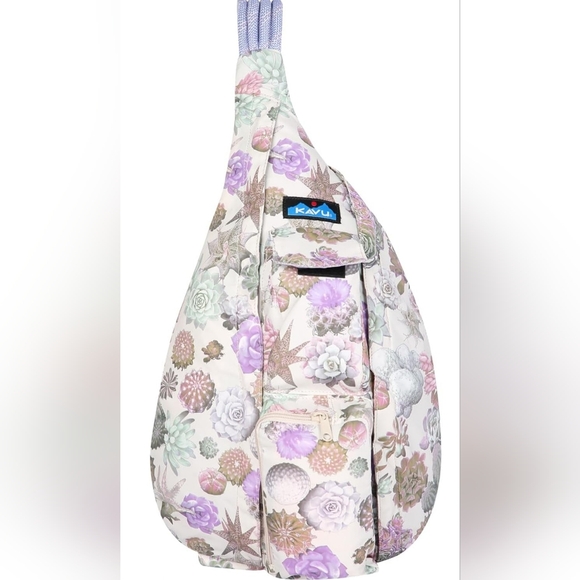 Kavu Rope Sling Bag ~ Updated Succulent Pattern - Picture 3 of 5
